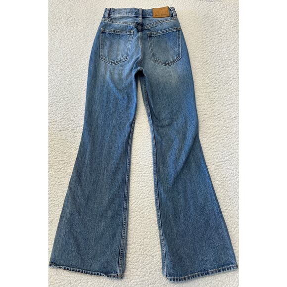 Aritzia Denim Forum Womens The Marlene 60s High Flare Jeans Size 24 - Picture 8 of 10